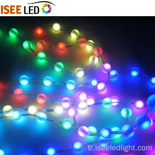 DC12V Noel Dize Işıklar 3D Led Piksel Topu